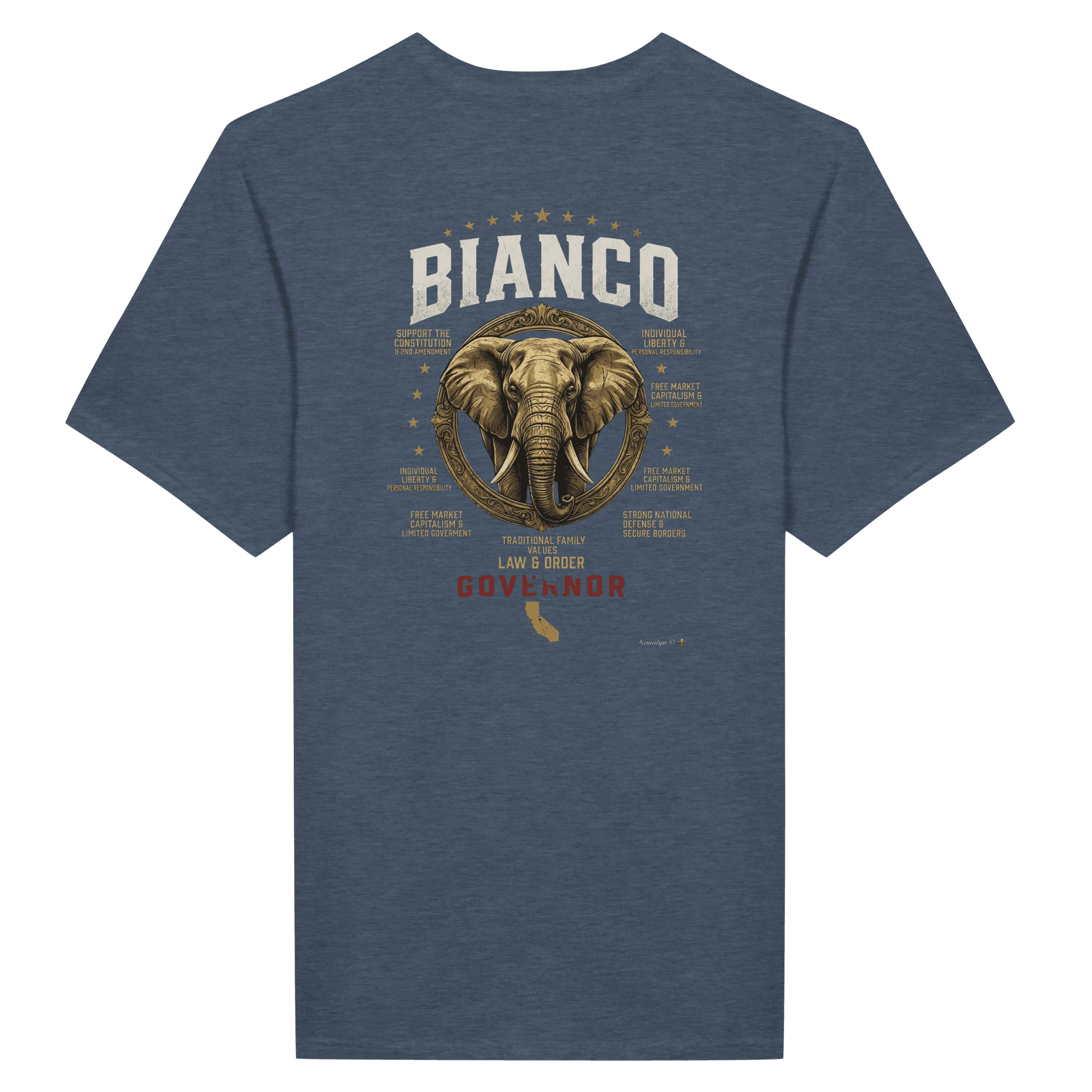 Bianco for CA Governor Law and Order Premium Graphic T-Shirt - Property of Patriots
