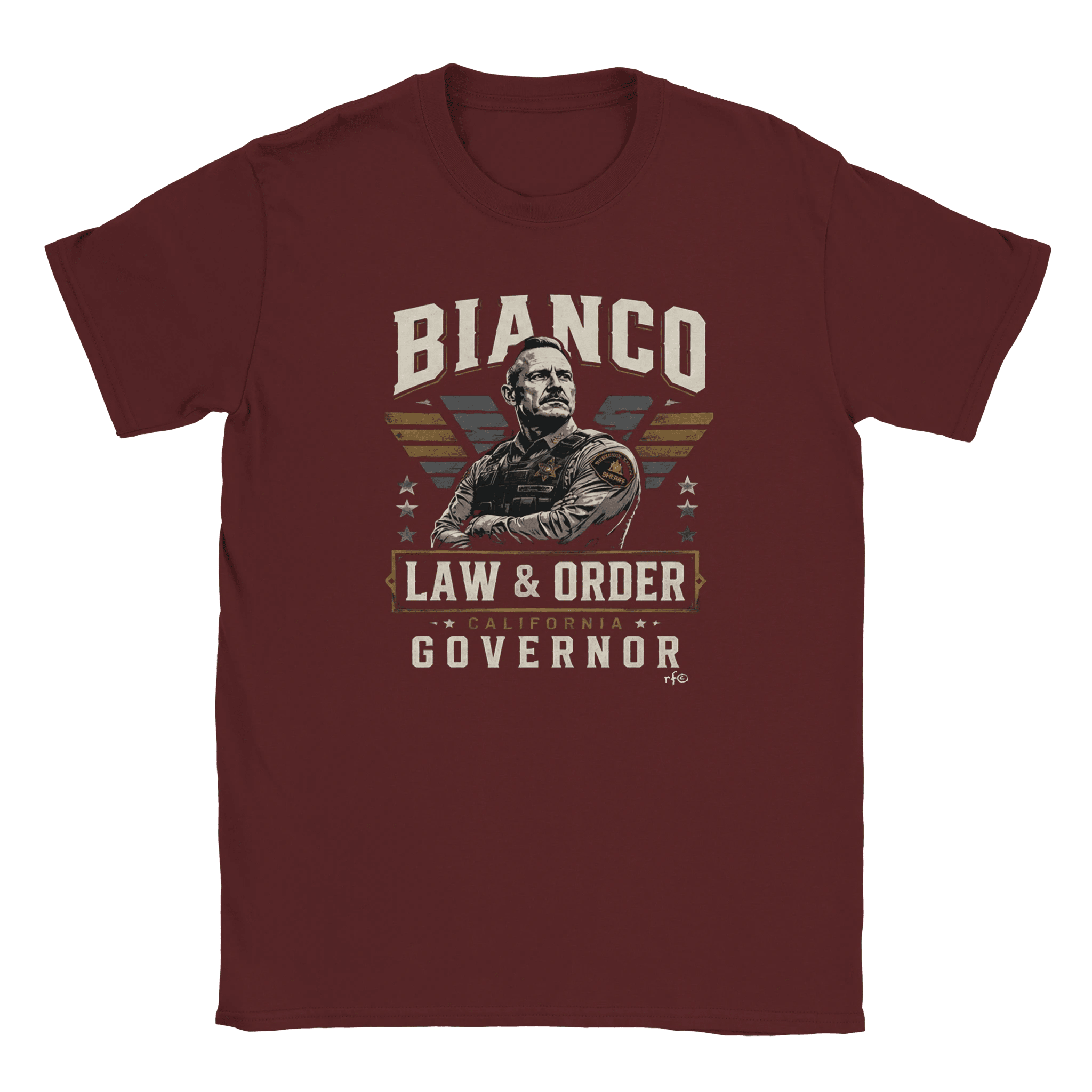 Bianco for CA Governor Law and Order Premium Graphic T-Shirt - Property of Patriots