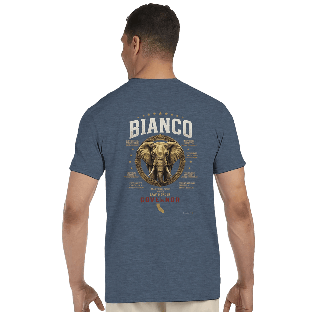 Bianco for CA Governor Law and Order Premium Graphic T-Shirt - Property of Patriots