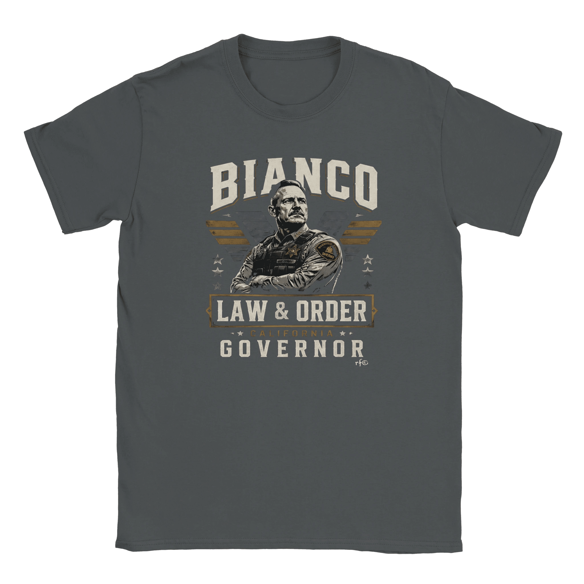 Bianco for CA Governor Law and Order Premium Graphic T-Shirt - Property of Patriots