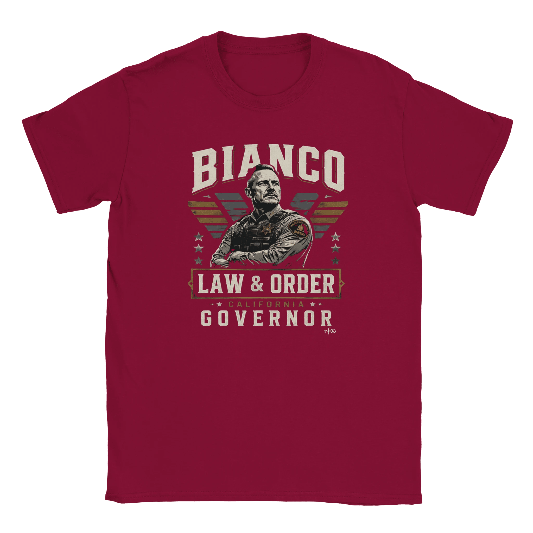 Bianco for CA Governor Law and Order Premium Graphic T-Shirt - Property of Patriots