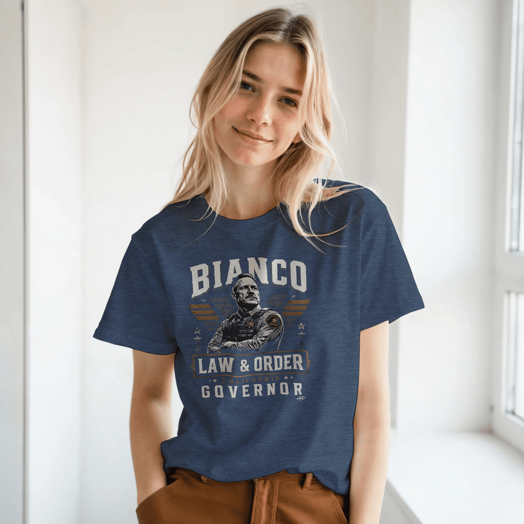 Bianco for CA Governor Law and Order Premium Graphic T-Shirt - Property of Patriots