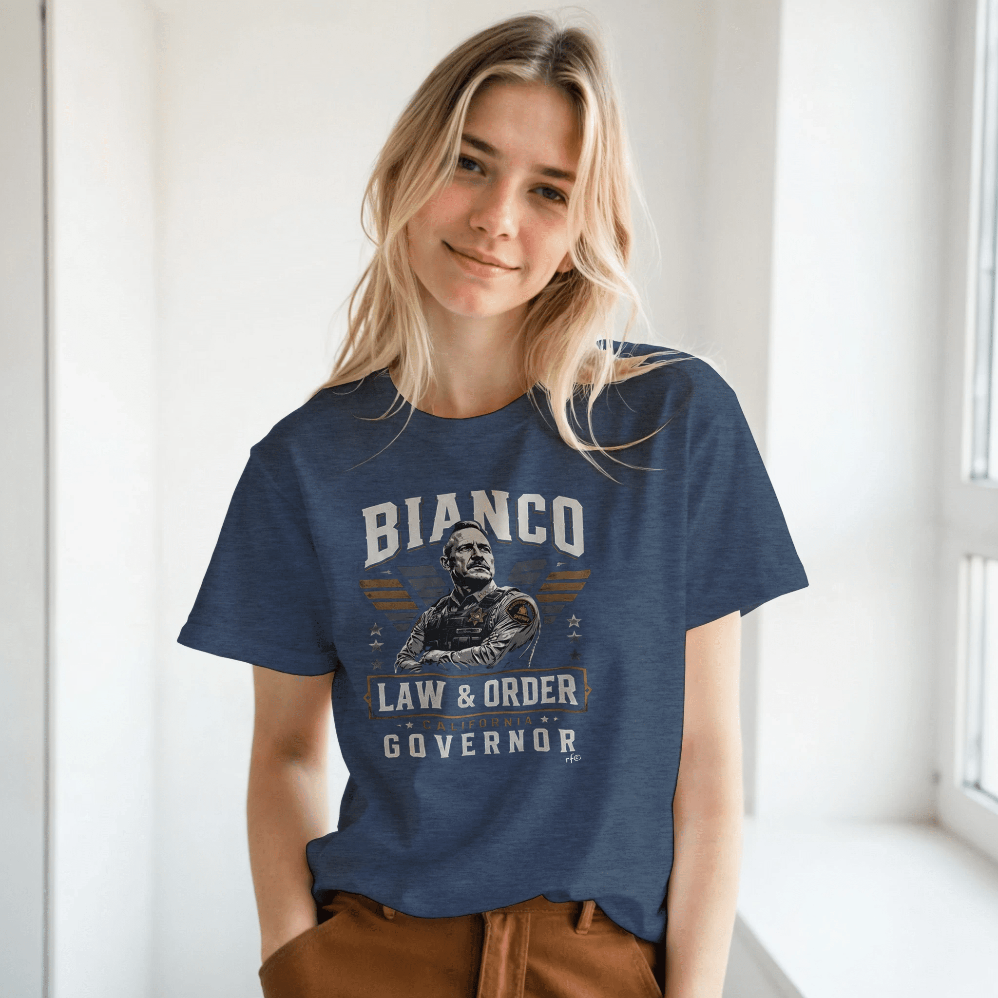 Bianco for CA Governor Law and Order Premium Graphic T-Shirt - Property of Patriots