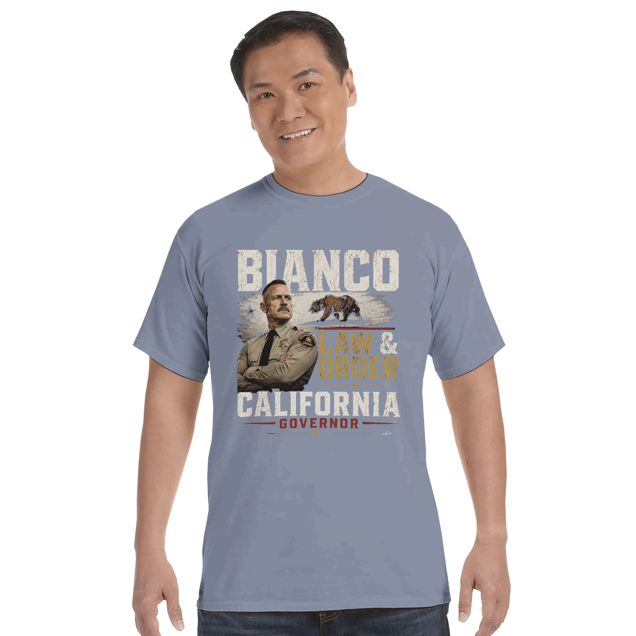 Bianco for California Governor Premium Cotton T-Shirt - Property of Patriots