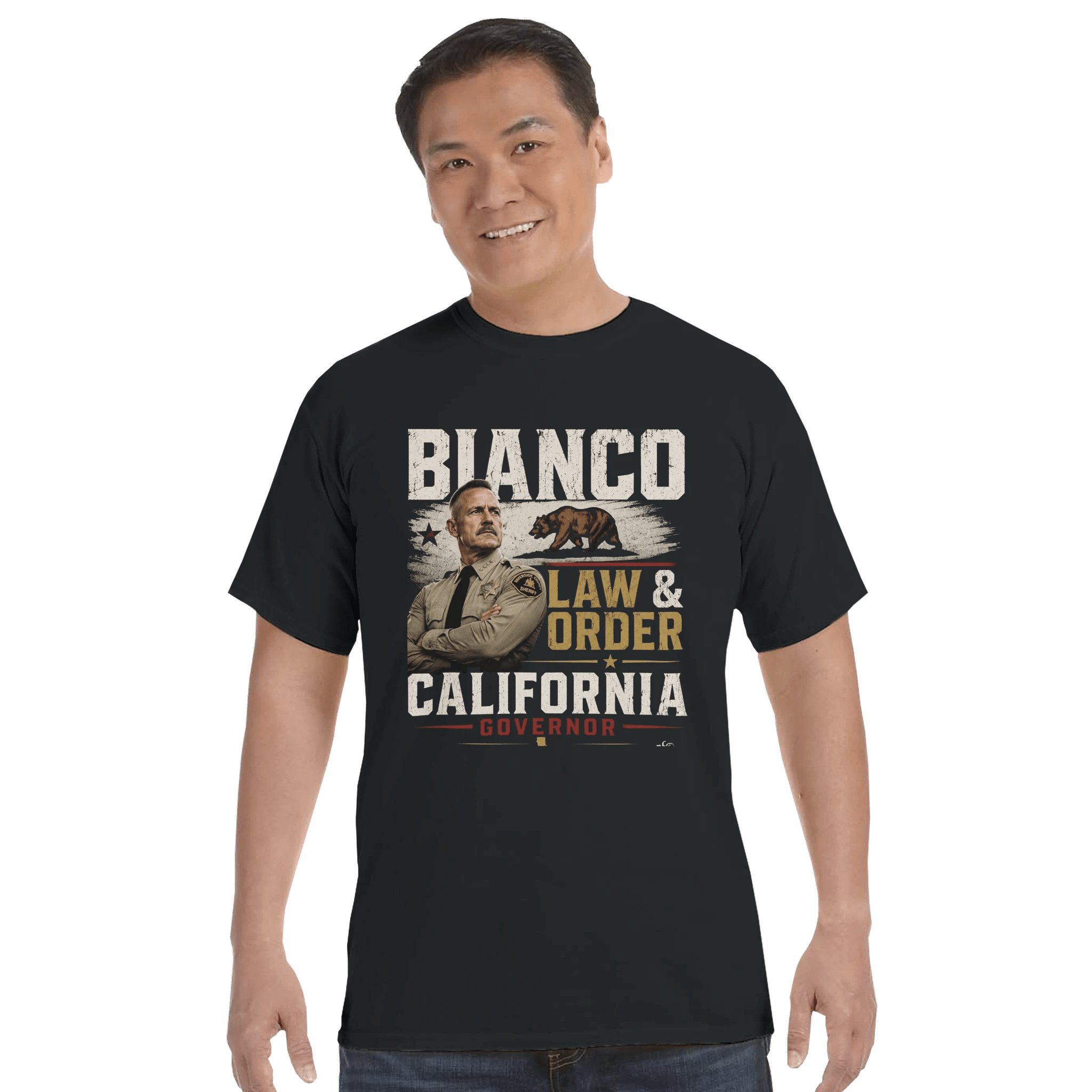 Bianco for California Governor Premium Cotton T-Shirt - Property of Patriots
