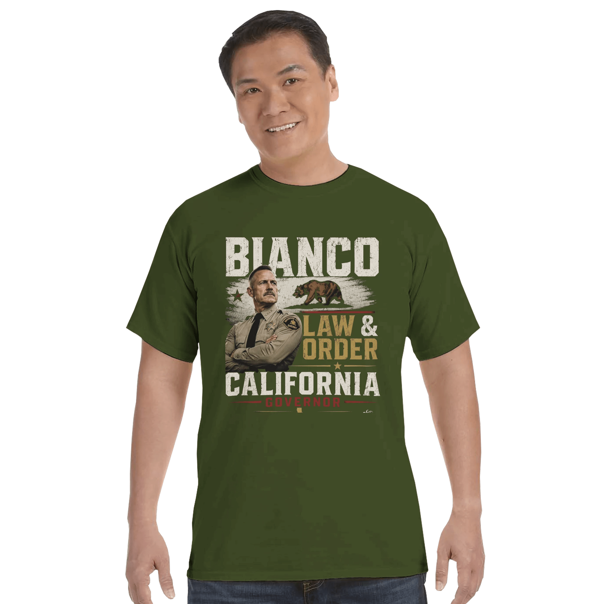 Bianco for California Governor Premium Cotton T-Shirt - Property of Patriots