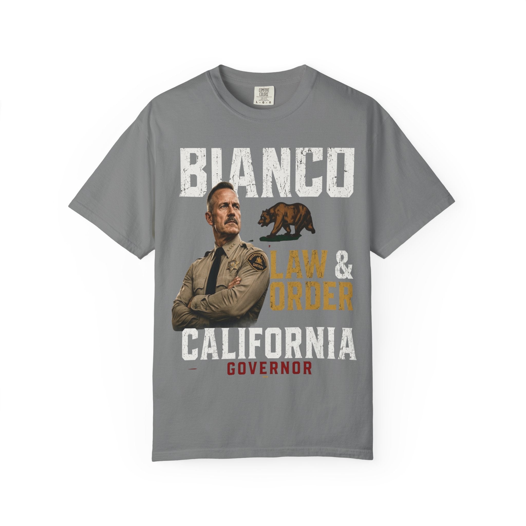 Bianco Law & Order California Governor T-Shirt - Property of Patriots