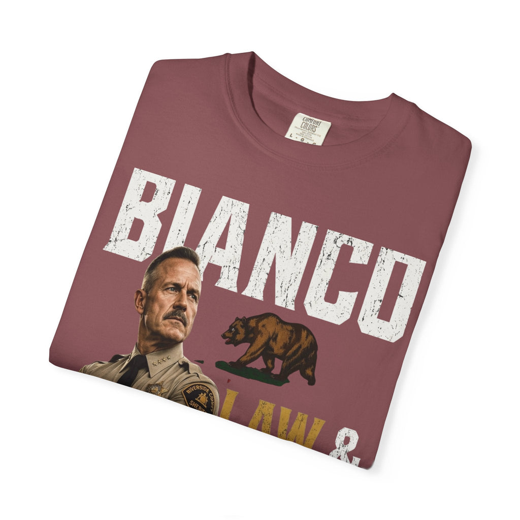 Bianco Law & Order California Governor T-Shirt - Property of Patriots
