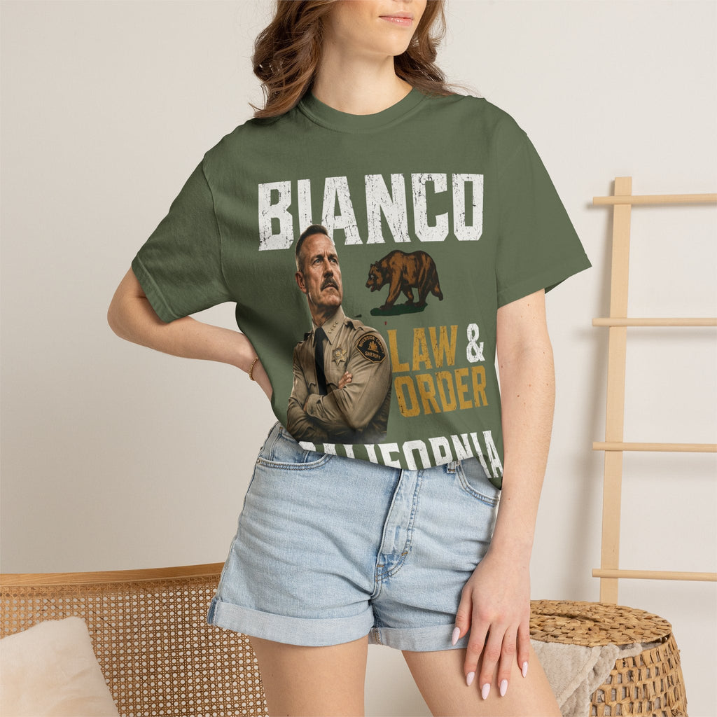 Bianco Law & Order California Governor T-Shirt - Property of Patriots