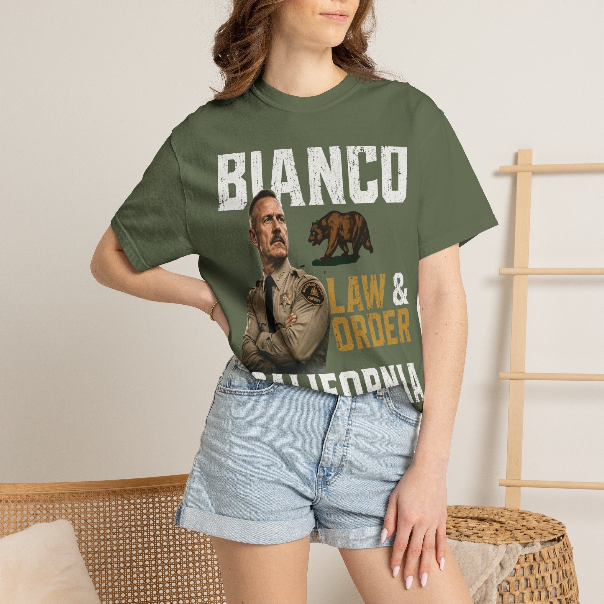 Bianco Law & Order California Governor T-Shirt - Property of Patriots