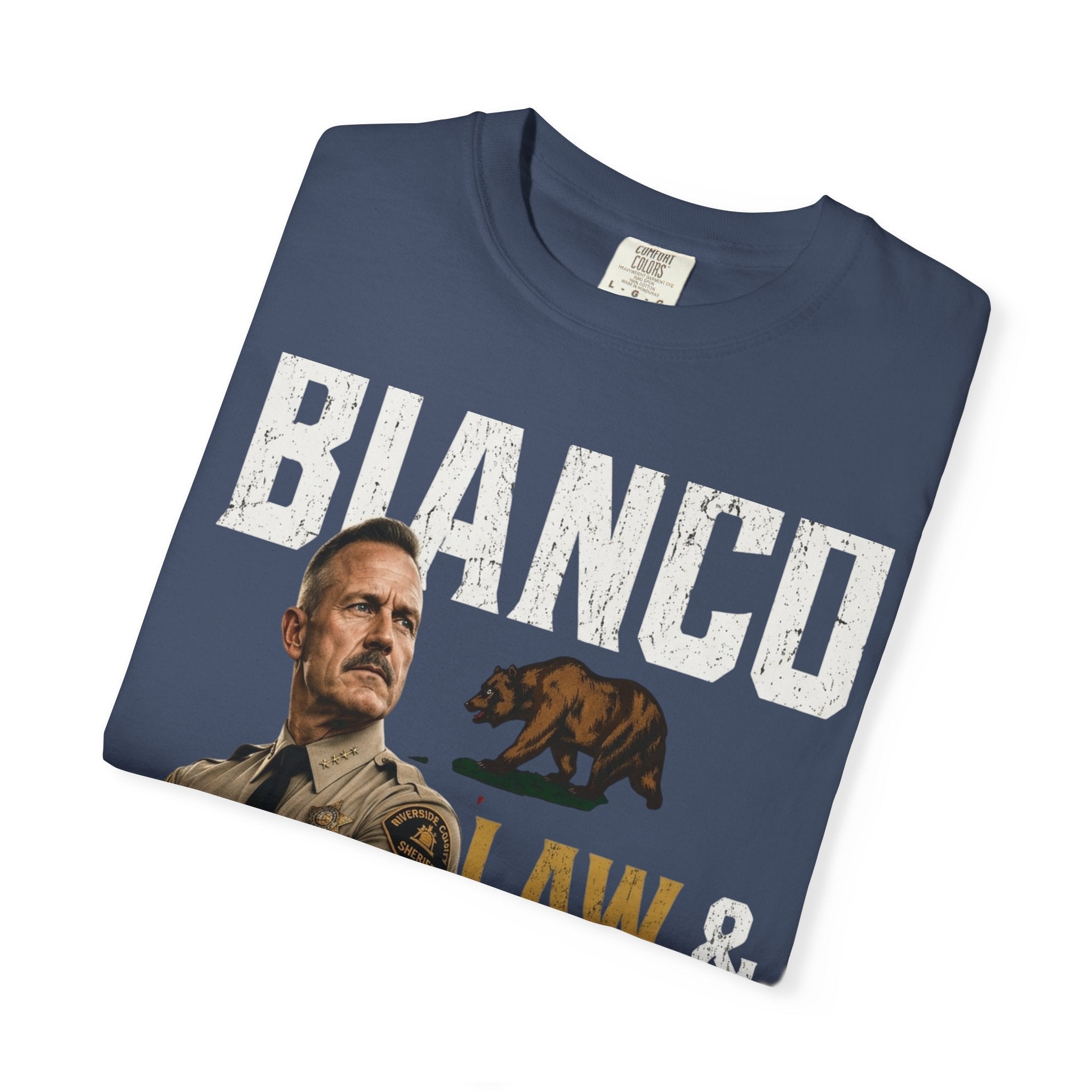 Bianco Law & Order California Governor T-Shirt - Property of Patriots