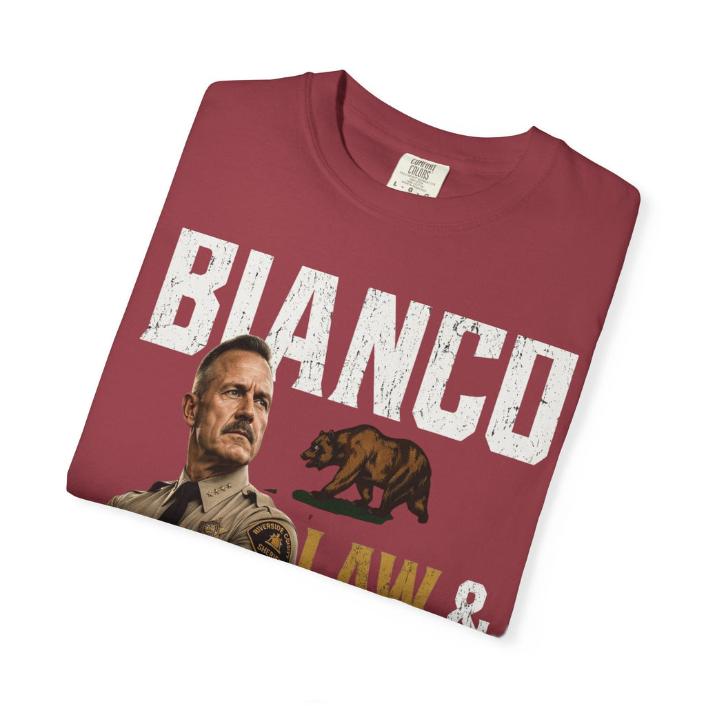 Bianco Law & Order California Governor T-Shirt - Property of Patriots