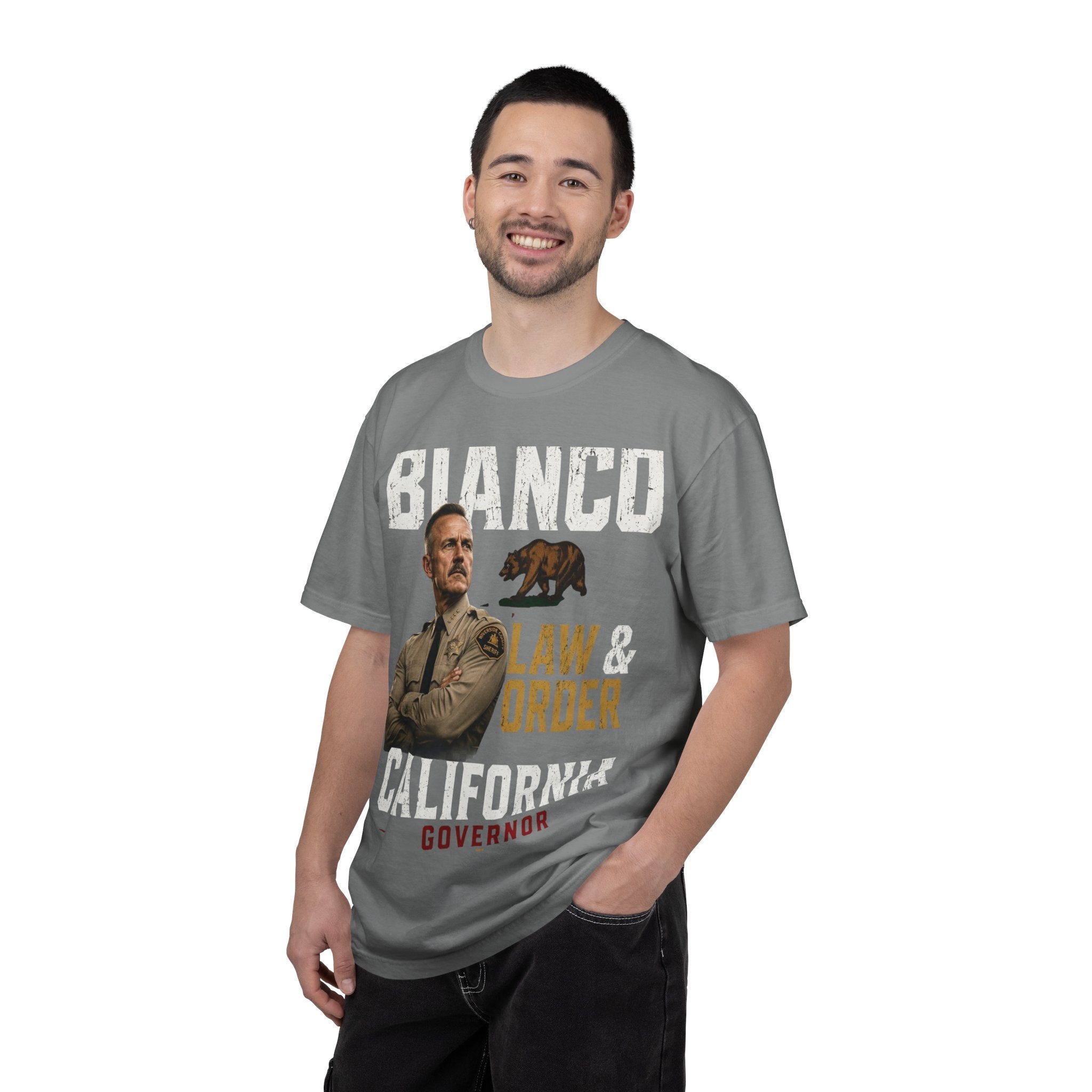 Bianco Law & Order California Governor T-Shirt - Property of Patriots