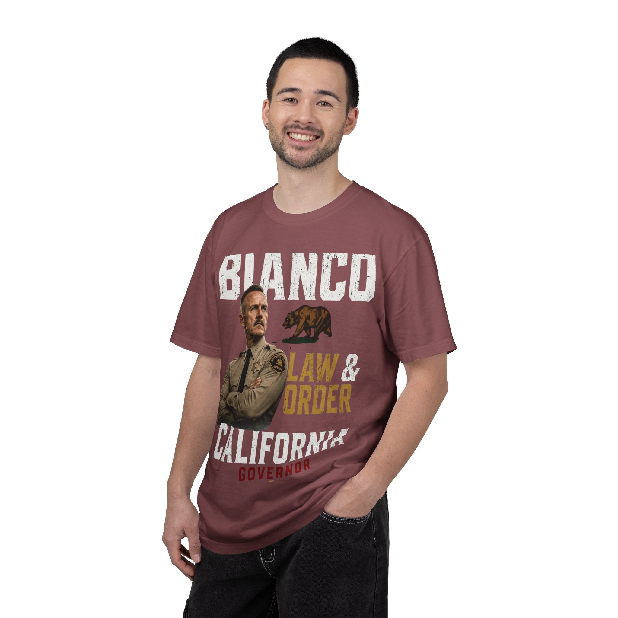 Bianco Law & Order California Governor T-Shirt - Property of Patriots