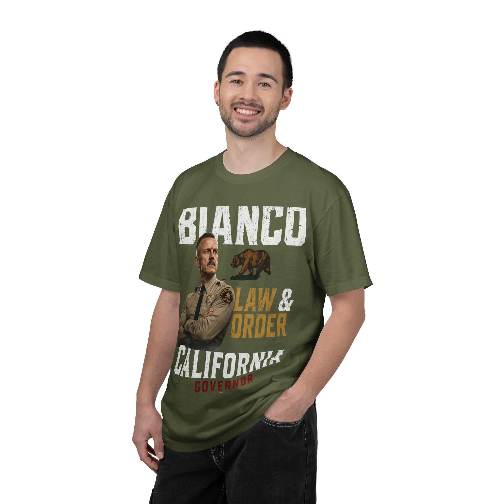 Bianco Law & Order California Governor T-Shirt - Property of Patriots