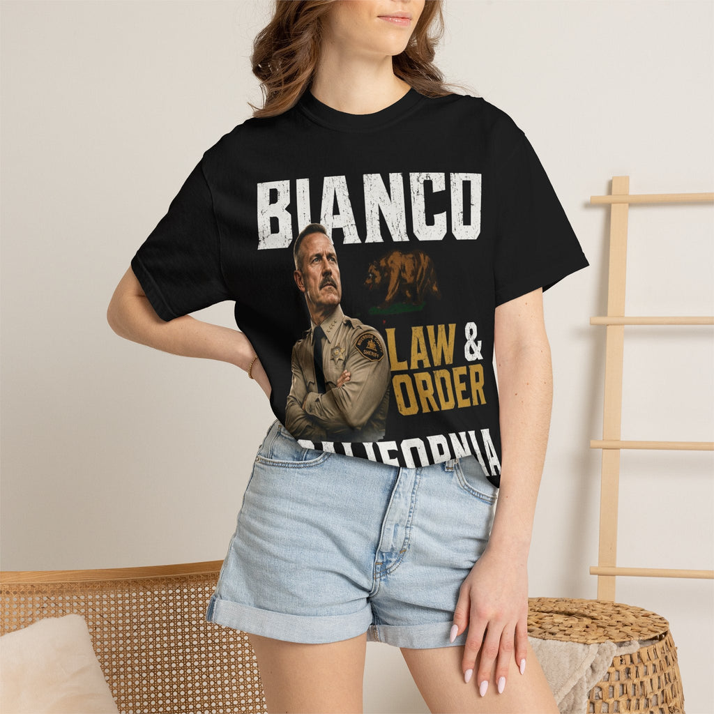 Bianco Law & Order California Governor T-Shirt - Property of Patriots