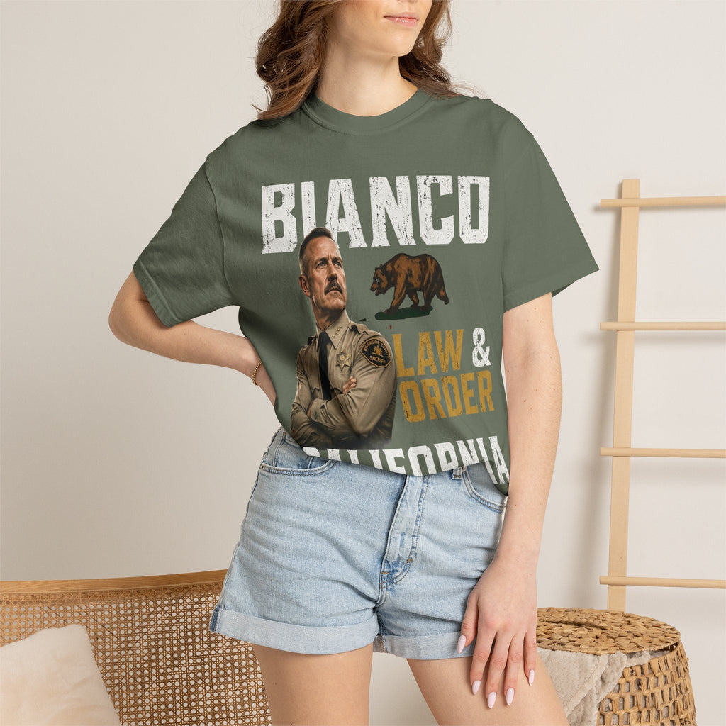 Bianco Law & Order California Governor T-Shirt - Property of Patriots