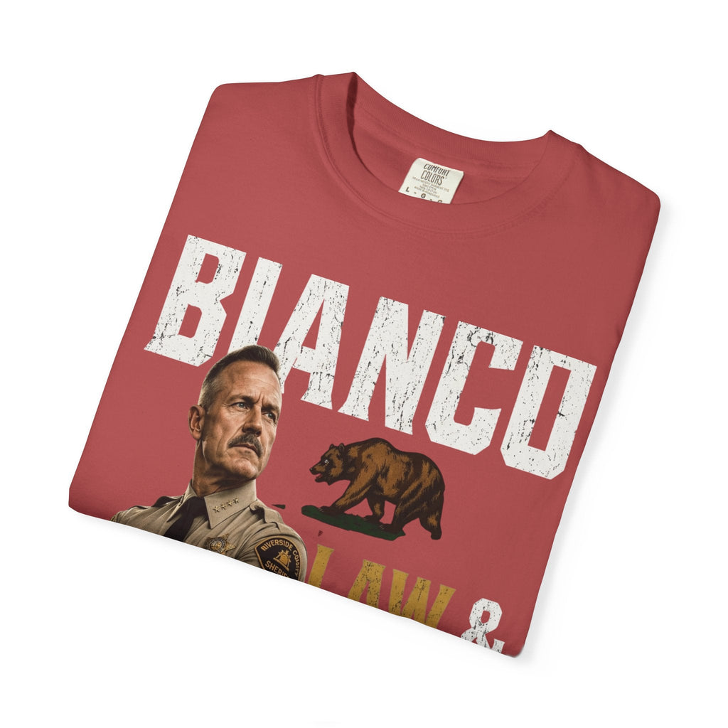 Bianco Law & Order California Governor T-Shirt - Property of Patriots