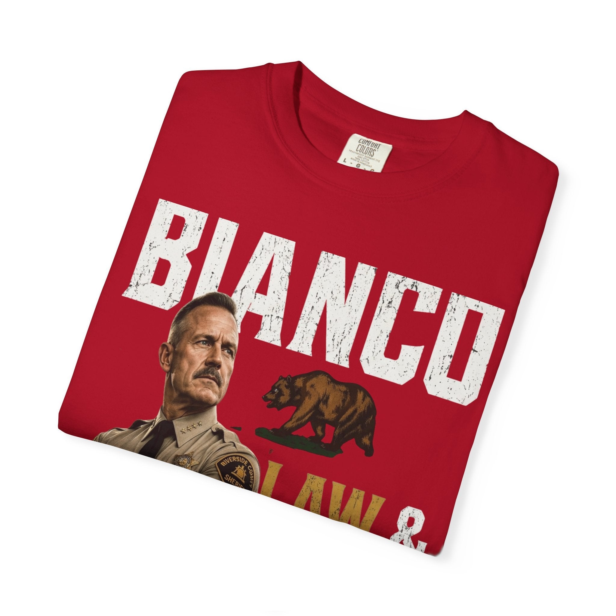 Bianco Law & Order California Governor T-Shirt - Property of Patriots