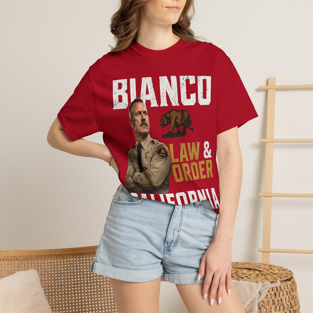 Bianco Law & Order California Governor T-Shirt - Property of Patriots
