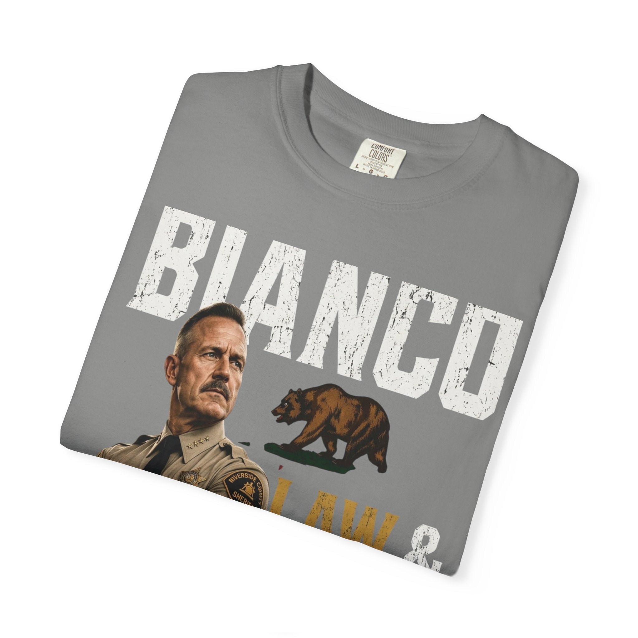 Bianco Law & Order California Governor T-Shirt - Property of Patriots