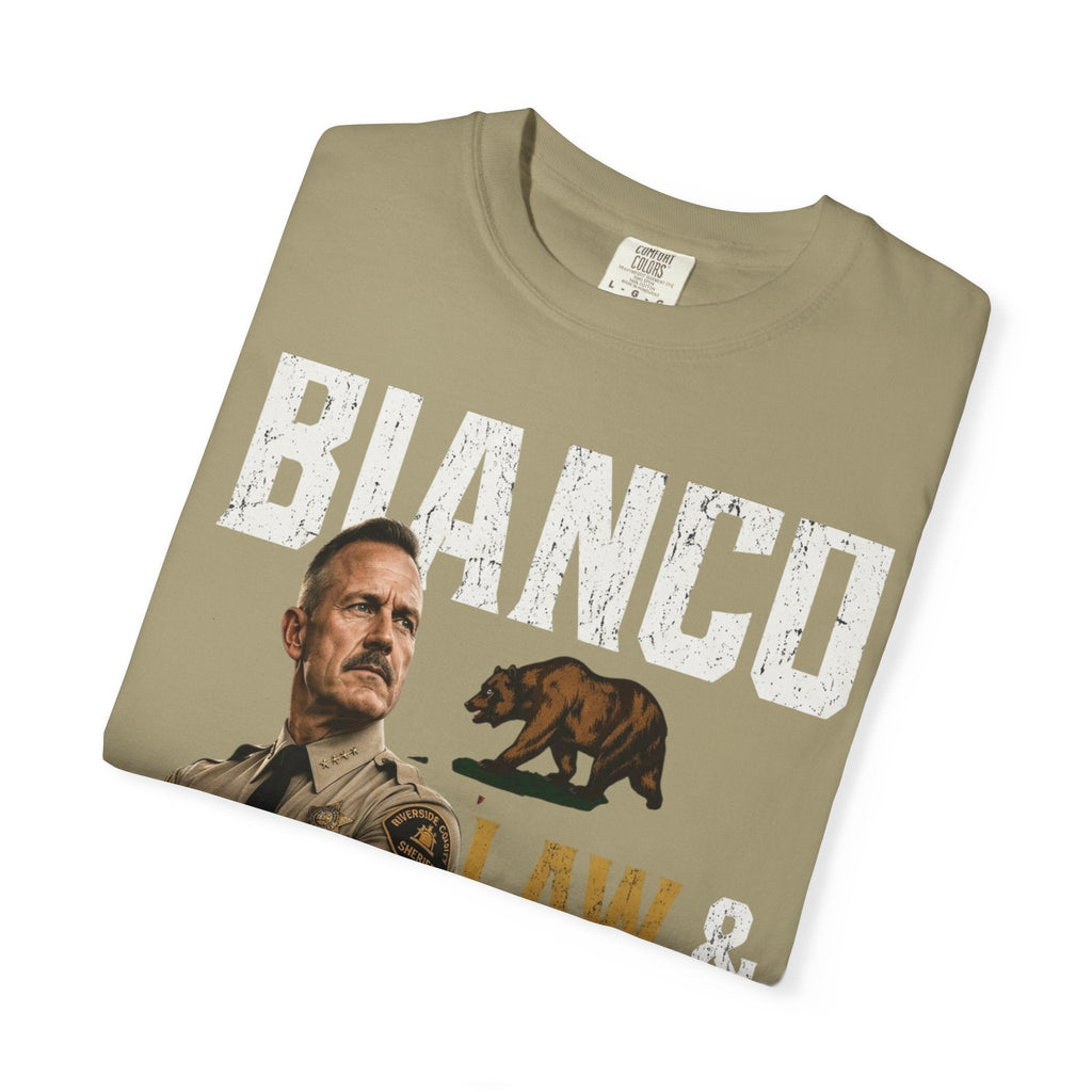 Bianco Law & Order California Governor T-Shirt - Property of Patriots