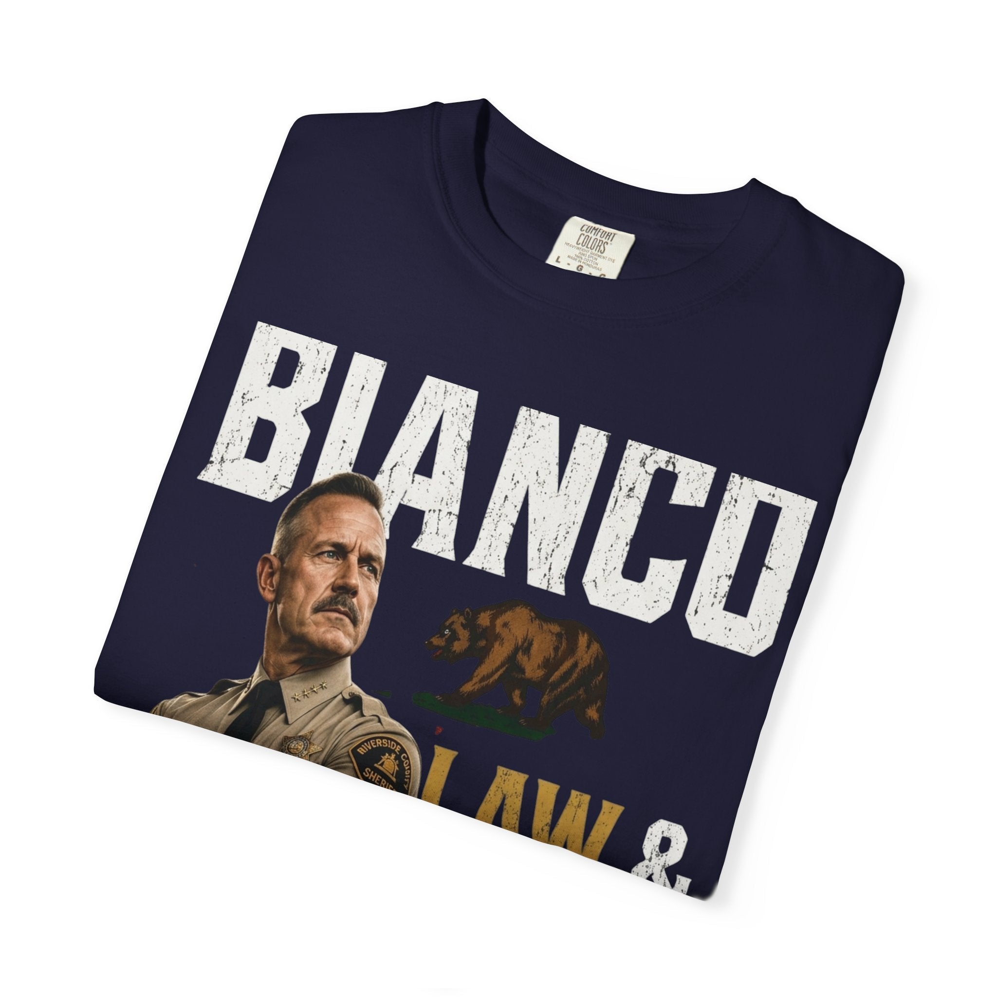 Bianco Law & Order California Governor T-Shirt - Property of Patriots