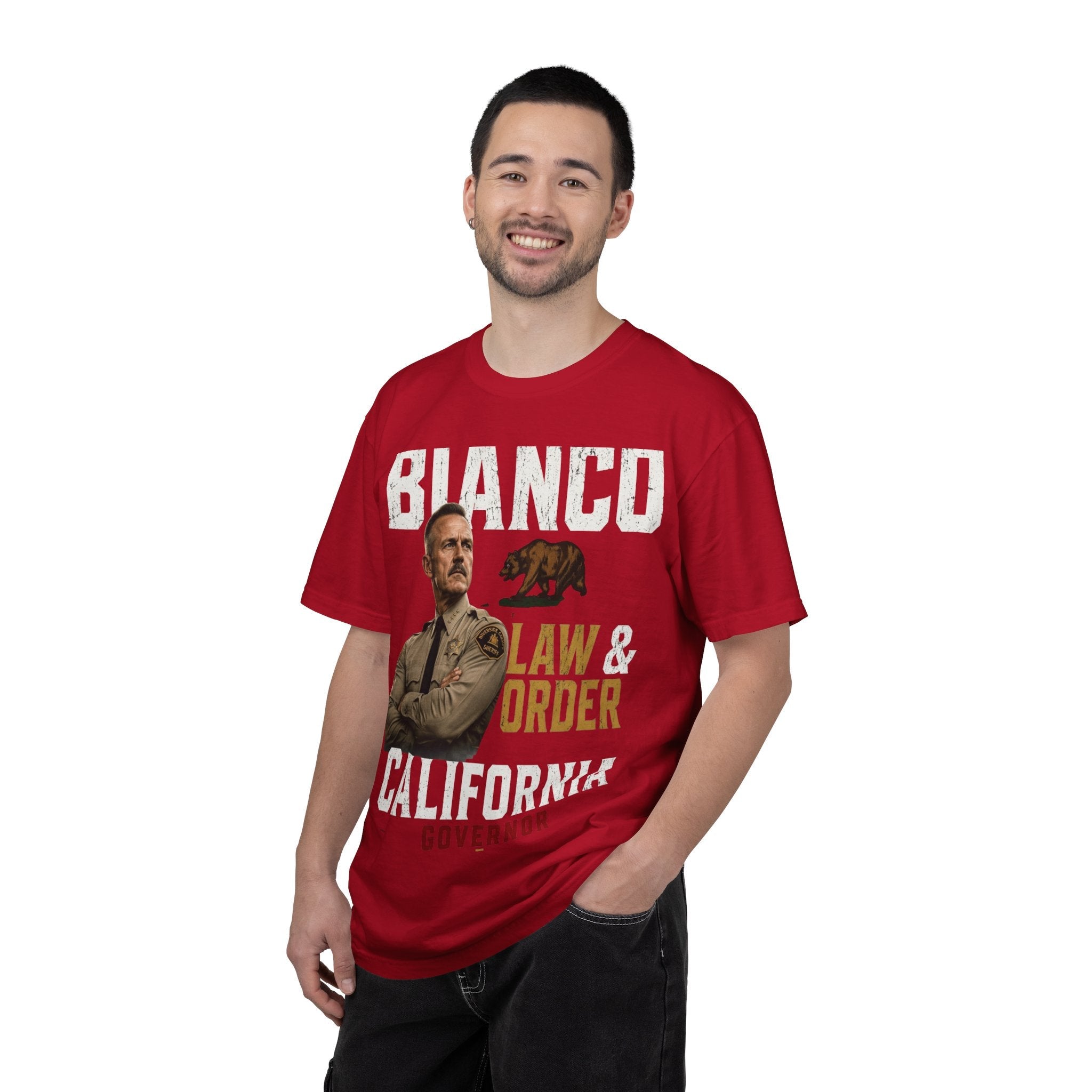 Bianco Law & Order California Governor T-Shirt - Property of Patriots