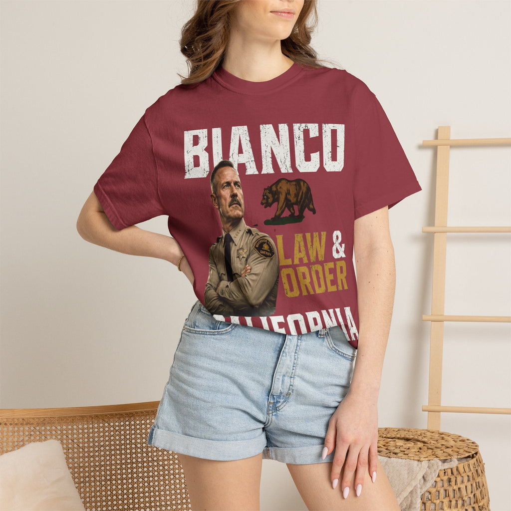 Bianco Law & Order California Governor T-Shirt - Property of Patriots