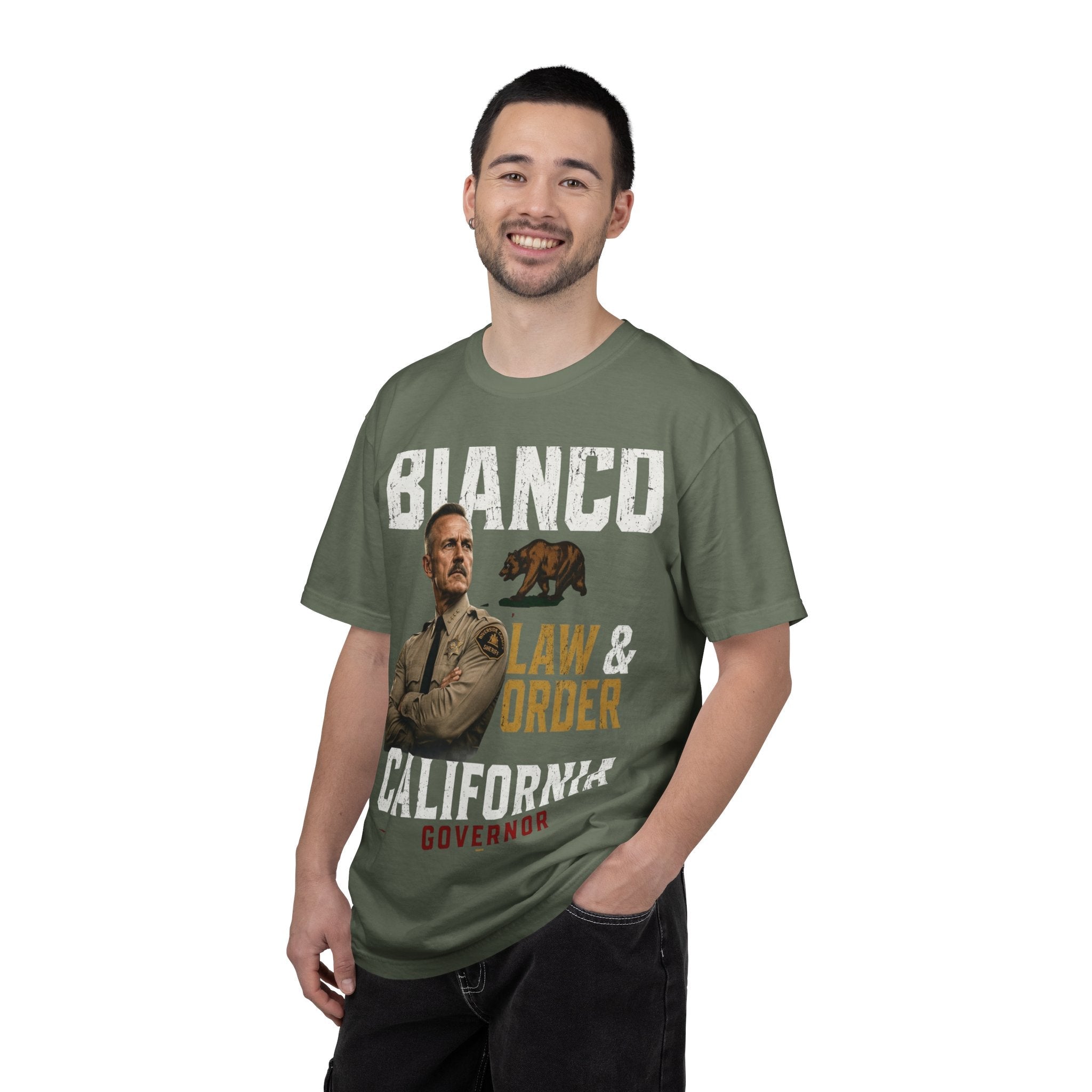 Bianco Law & Order California Governor T-Shirt - Property of Patriots