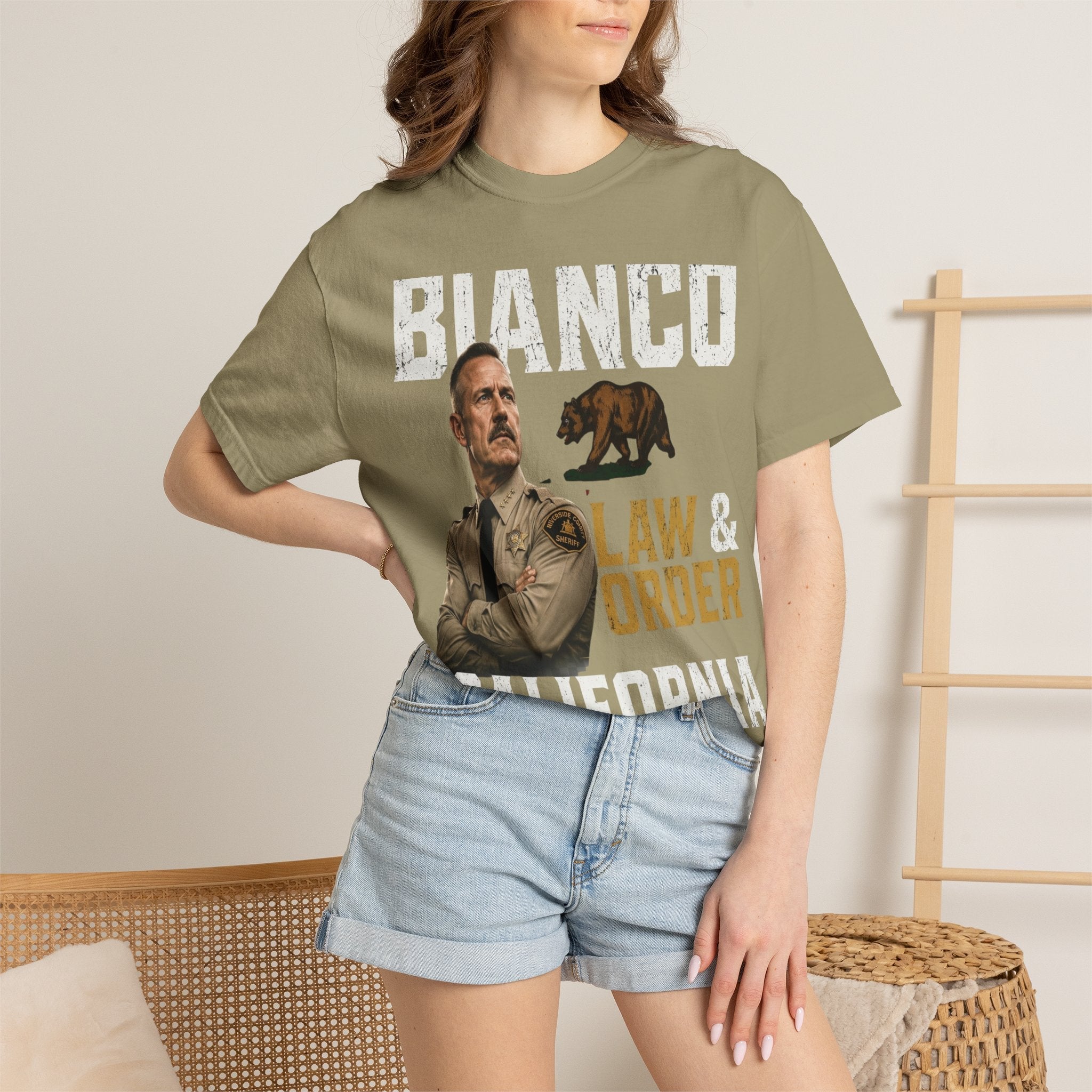 Bianco Law & Order California Governor T-Shirt - Property of Patriots