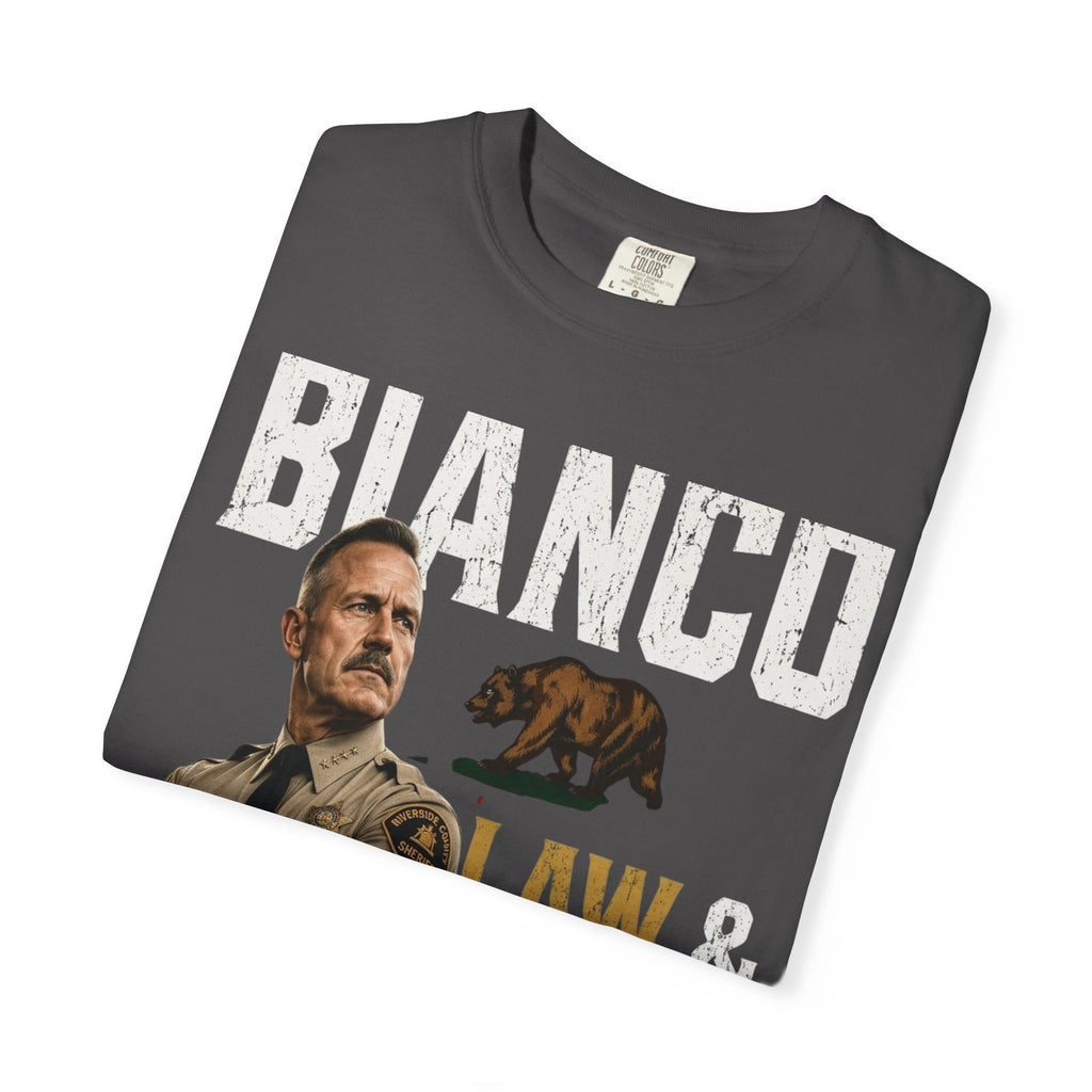 Bianco Law & Order California Governor T-Shirt - Property of Patriots