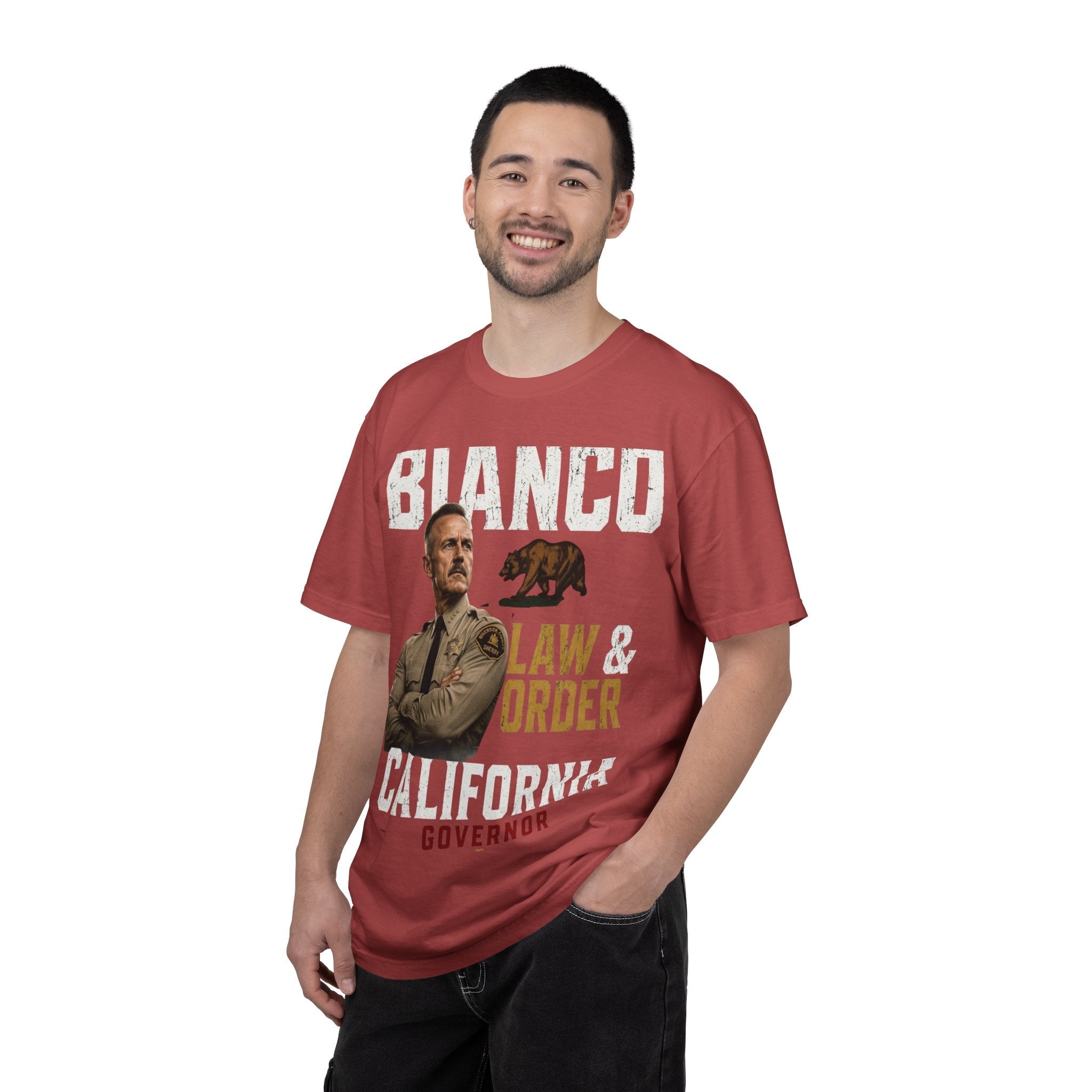 Bianco Law & Order California Governor T-Shirt - Property of Patriots