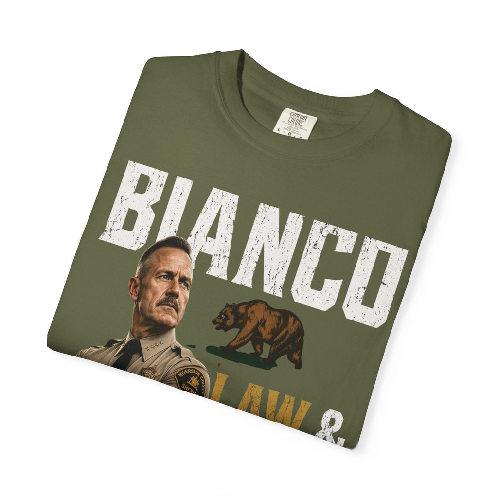 Bianco Law & Order California Governor T-Shirt - Property of Patriots