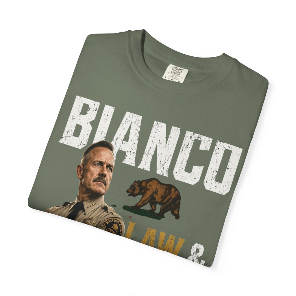 Bianco Law & Order California Governor T-Shirt - Property of Patriots