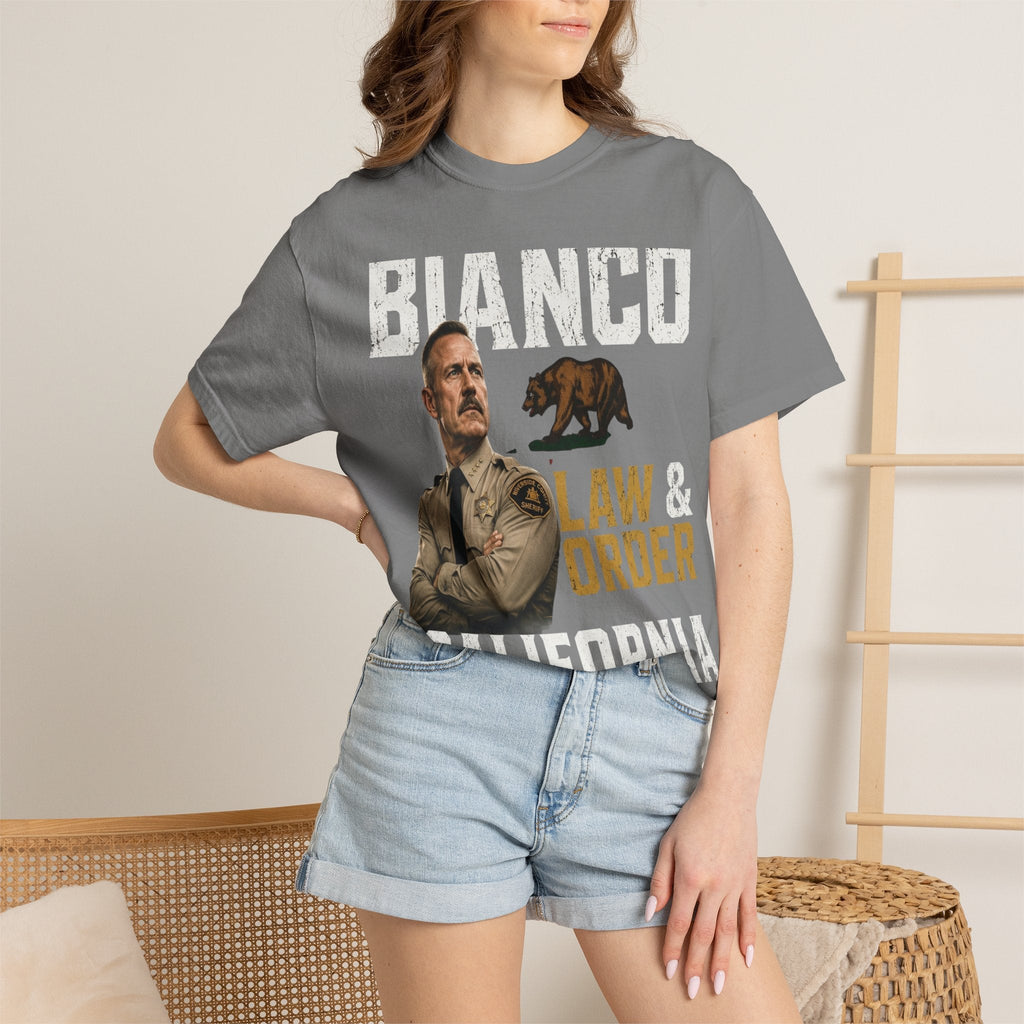 Bianco Law & Order California Governor T-Shirt - Property of Patriots