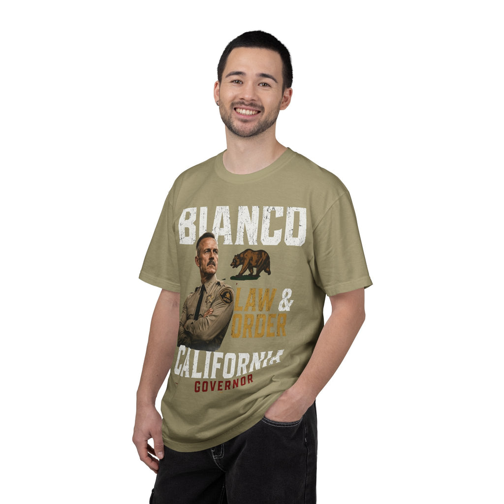 Bianco Law & Order California Governor T-Shirt - Property of Patriots