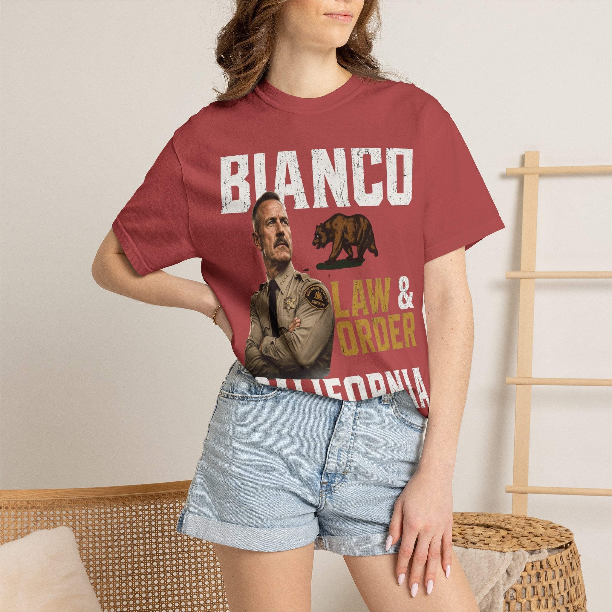 Bianco Law & Order California Governor T-Shirt - Property of Patriots