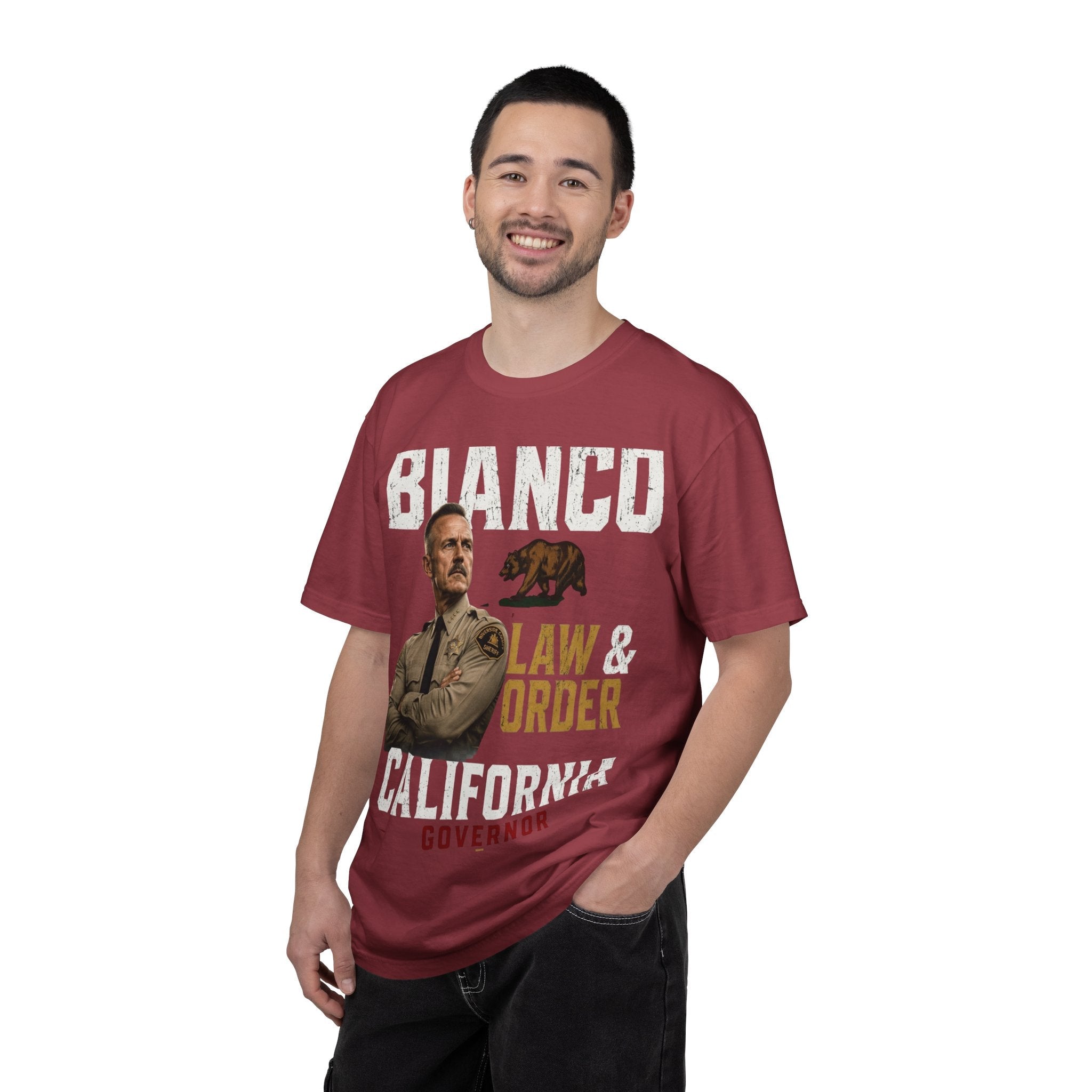 Bianco Law & Order California Governor T-Shirt - Property of Patriots