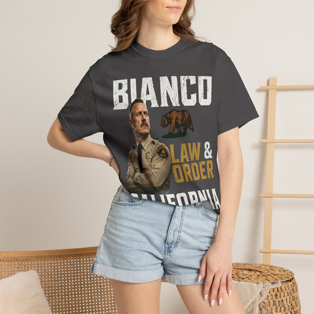 Bianco Law & Order California Governor T-Shirt - Property of Patriots