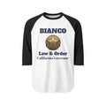 Bianco "Law & Order" Raglan Shirt - California Governor Supporter Tee - Property of Patriots