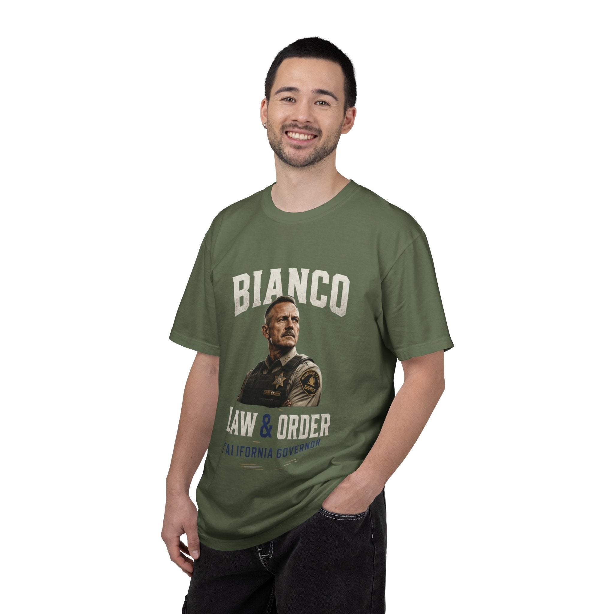Law & Order 'Bianco' Political Campaign T-Shirt — California Governor Design - Property of Patriots