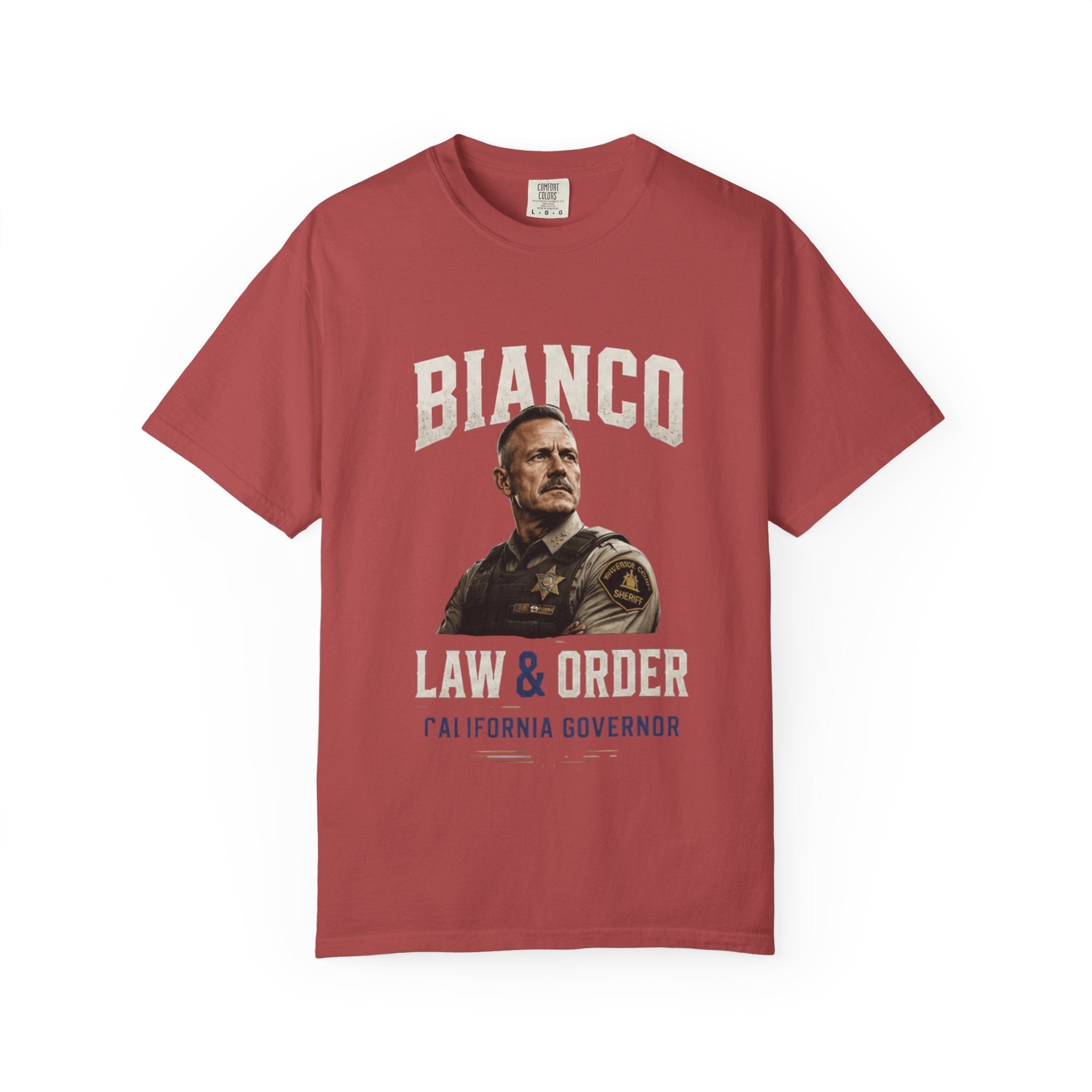 Law & Order 'Bianco' Political Campaign T-Shirt — California Governor Design - Property of Patriots