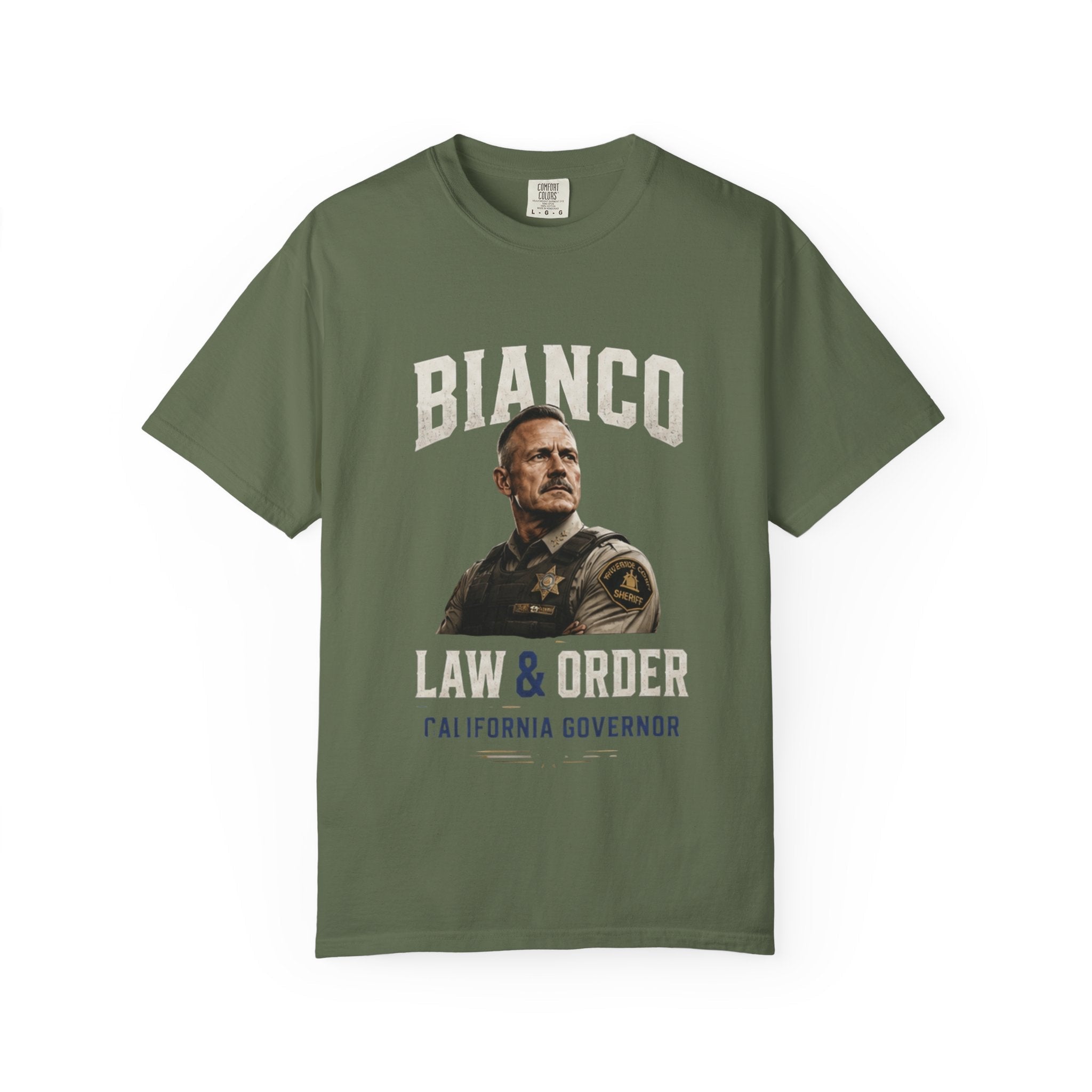 Law & Order 'Bianco' Political Campaign T-Shirt — California Governor Design - Property of Patriots