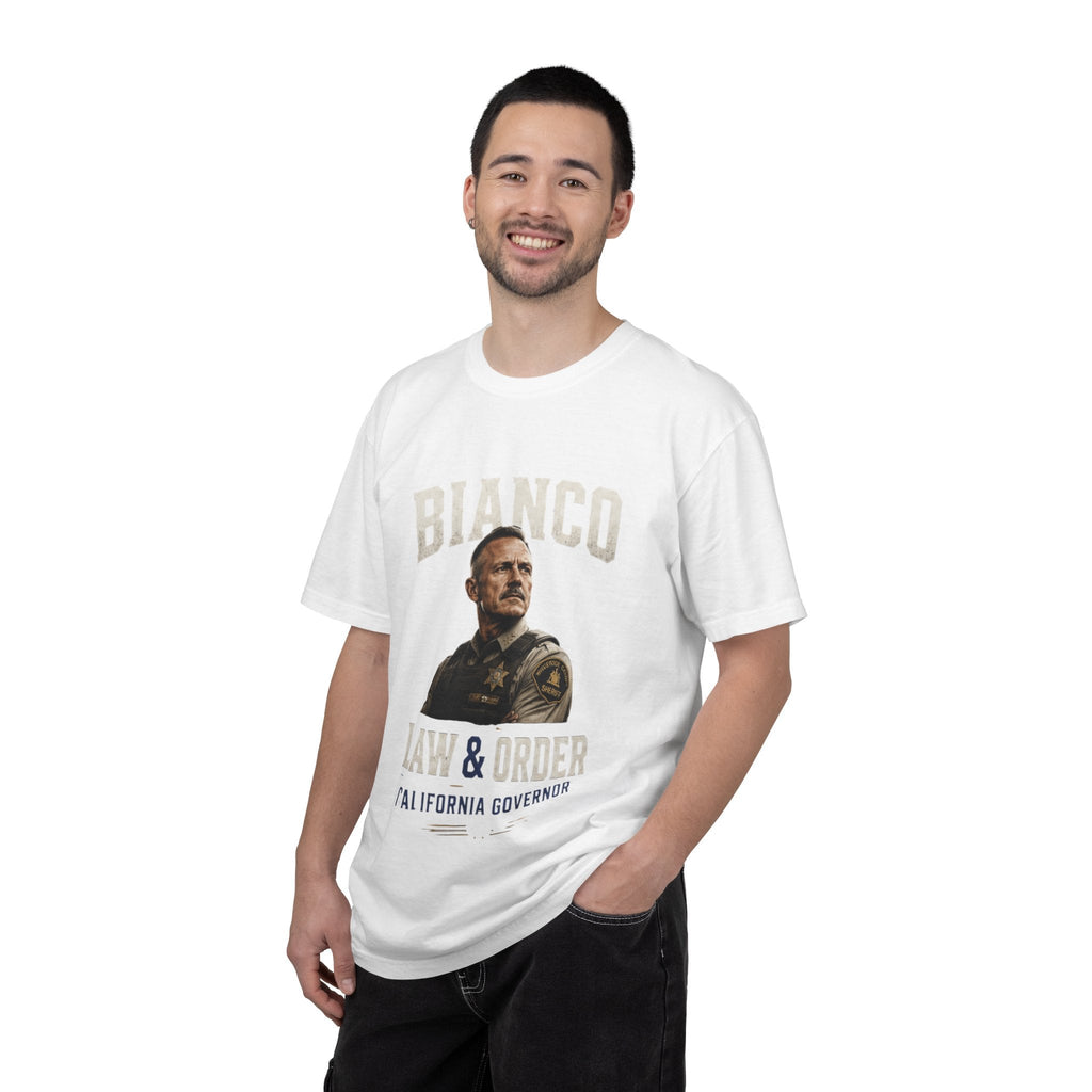 Law & Order 'Bianco' Political Campaign T-Shirt — California Governor Design - Property of Patriots