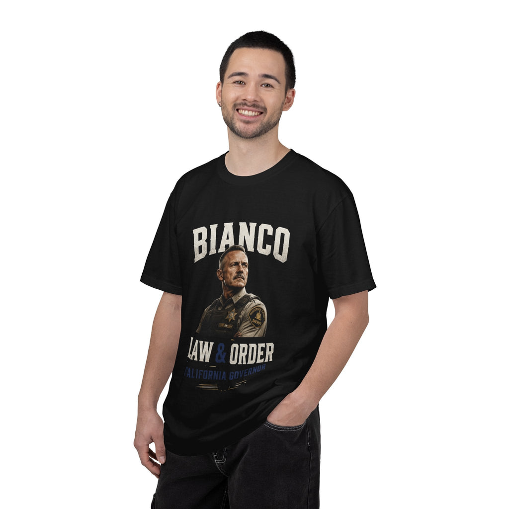 Law & Order 'Bianco' Political Campaign T-Shirt — California Governor Design - Property of Patriots